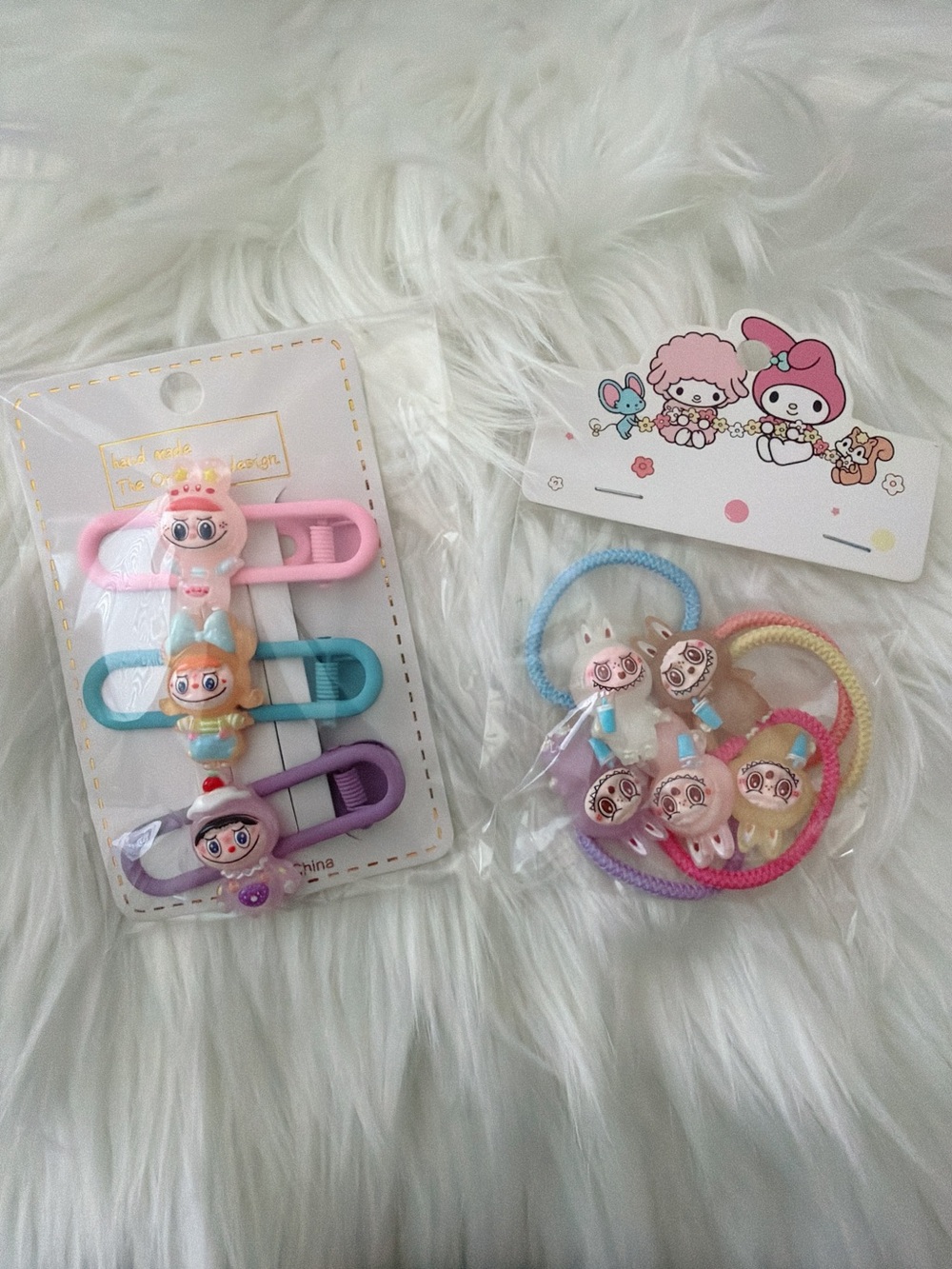 ✨NEW LABUBU THEMED HAIR CLIPS & HAIR TIES✨